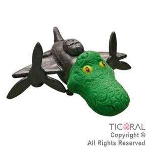 ADORNO BRAINROT BOMBARDIRO CROCODILO PORCELANA FRIA x 1